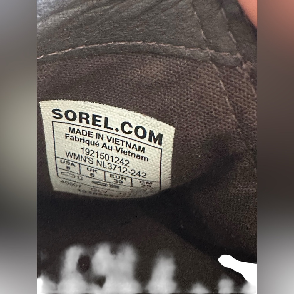 Sorel Women's Size 8 Cate Chelsea Bootie Waterproof Leather Brown Rain Boot - Picture 8 of 9